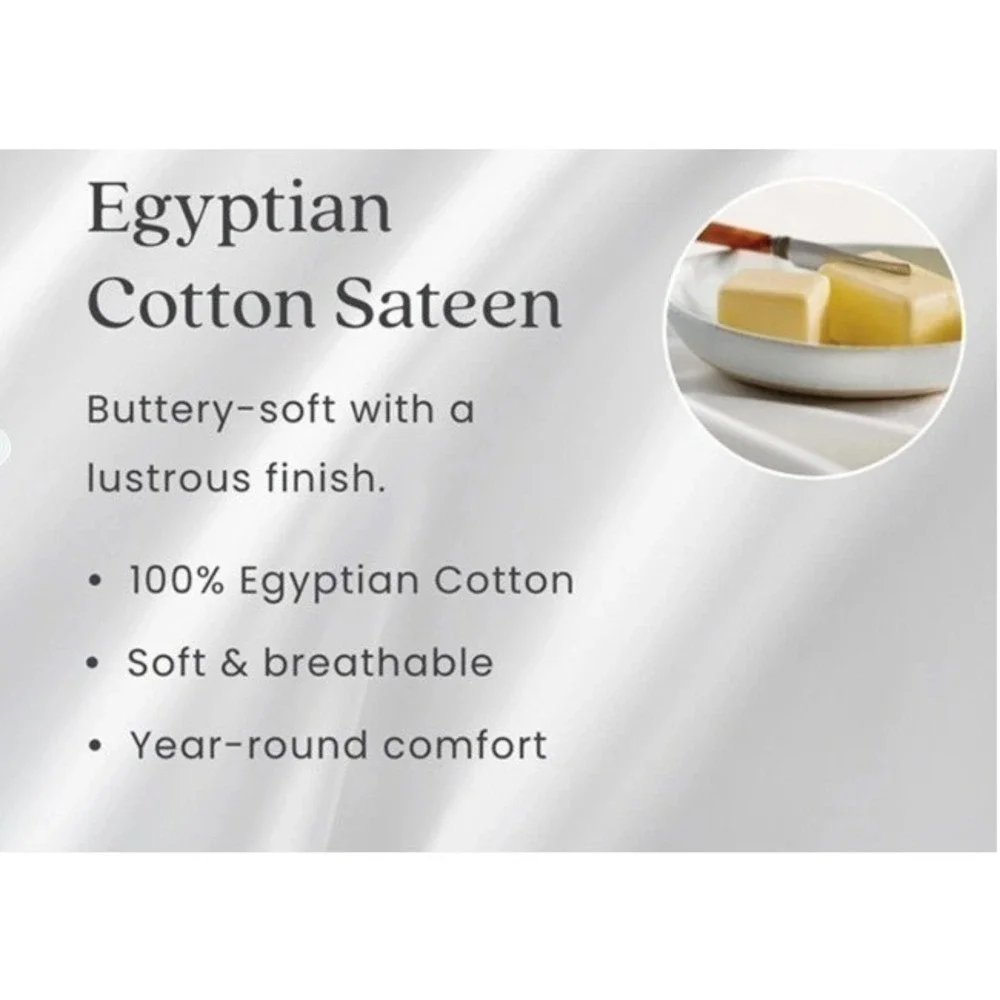The Company Store Legends Hotel Egyptian Cotton Sateen King Pillowcases White